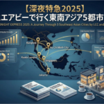 【深夜特急2025 】LCCとエアビーで行く東南アジア5都市周遊記